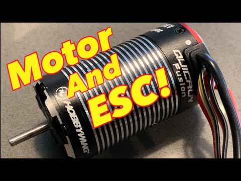 2-IN-1! Comparing Fusion ESC Motor Combo Against 55T Brushed Crawler Motor Hobbywing Quickrun Review