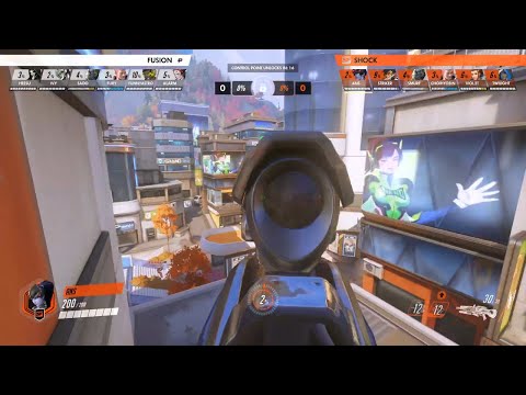 ANS WIDOWMAKER POV | San Francisco Shock vs Philadelphia Fusion | OWL S3 Countdown Cup Grand Final