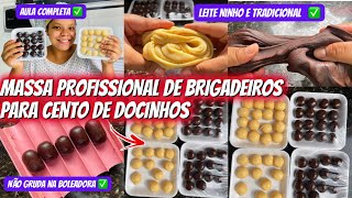 🔥VÃO FICAR COM RAIVA MAS VOU COMPARTILHAR! MASSA PROFISSIONAL DE BRIGADEIRO PARA CENTO DE DOCINHOS