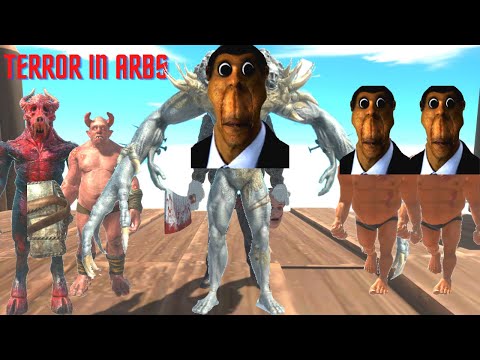 INFERNALS + PRIMATES AGAINST OBUNGA SCOURGE + OBUNGA UNITS - ANIMAIL REVOLT BATTLE SIMULATOR