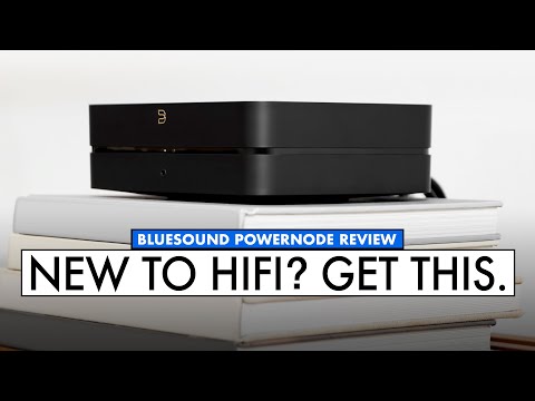 Easy HiFi Setup! NEW Powernode! Just ADD Speakers!! BLUESOUND REVIEW