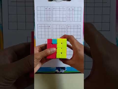 4 by 4 rubik's cube trick solve(easiest)...#shorts