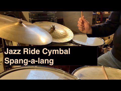 Jazz Ride Cymbal Spang-a-lang Demonstration, Greg Williamson