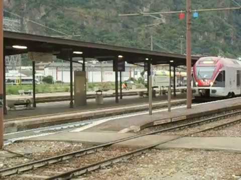 20.07.2018. TRENO FLIRT ETR 170 TRENTINO IN PARTENZA DA BOLZANO.