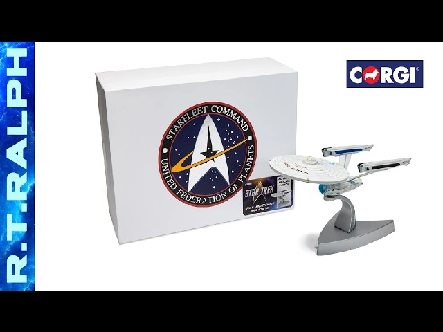 Vídeo relacionado con Corgi Modelo de nave espacial fundida, CC98002 Star Trek, USS Enterprise NCC-1701-A Star Trek VI: The Undiscovered Country, regalos de recuerdo para hombres y mujeres del Reino Unido, modelos pequeños