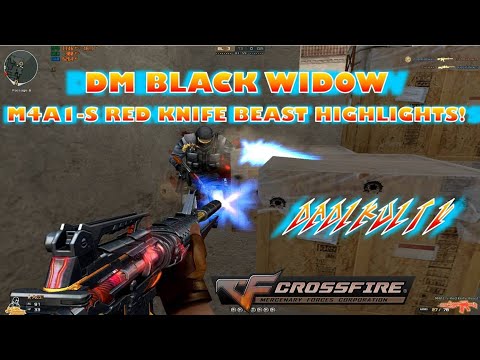 DM Black Widow M4A1 S Red Knife Beast Highlights! Crossfire Philippines!