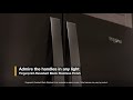 Whirlpool Black Stainless Finish Up Close