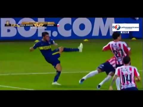 Gol de Pavon - Boca Juniors vs Junior 1-0 - Copa Libertadores 2018 - 04/04/2018