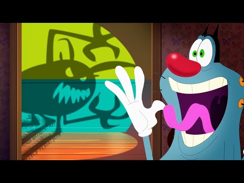Oggy and the Cockroaches - Shadow monster (S06E62) CARTOON | New Episodes in HD
