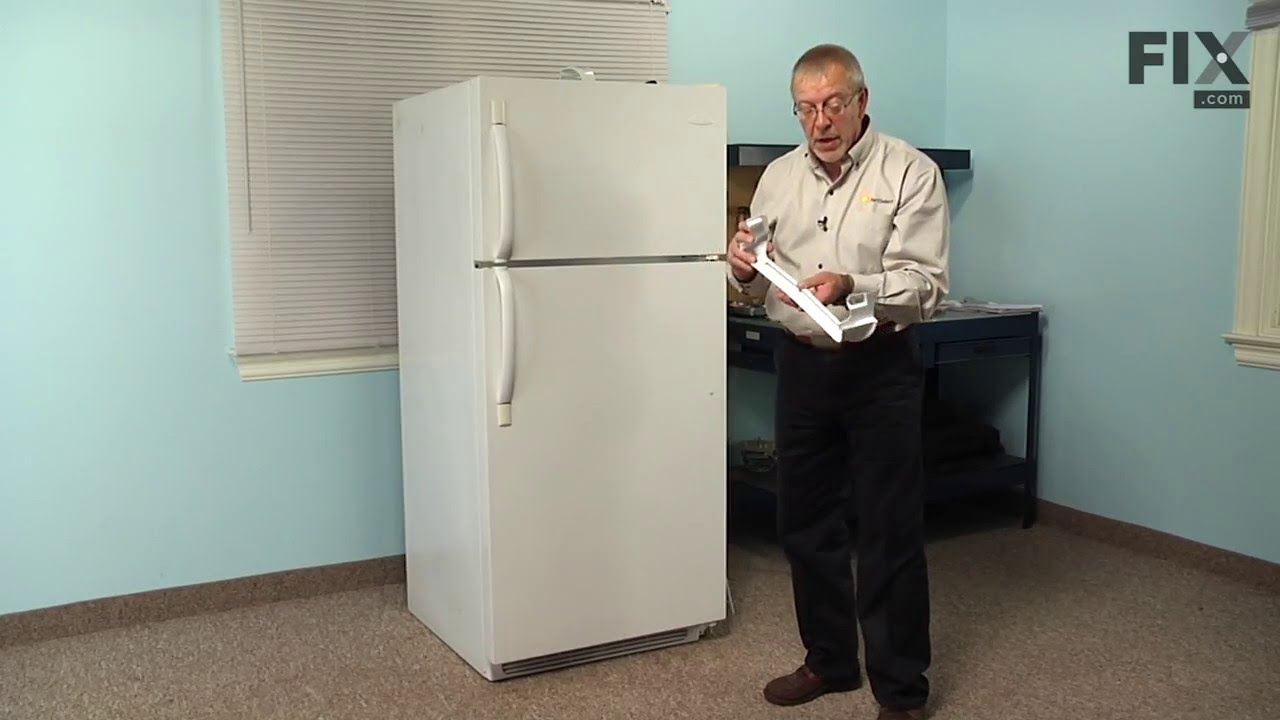 Replacing your Frigidaire Refrigerator Door Shelf Retainer Bar End Cap - Right Side