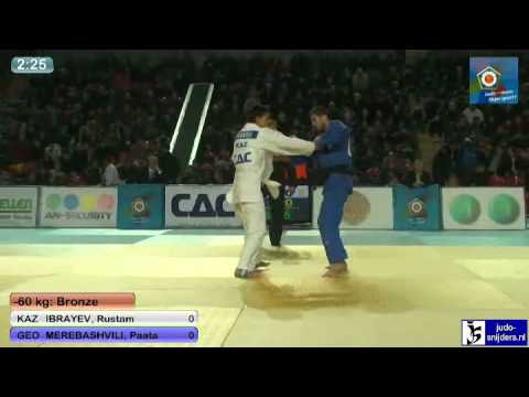 Rustam Ibrayev (KAZ) - Paata Merebashvili (GEO) [-60kg] bronze