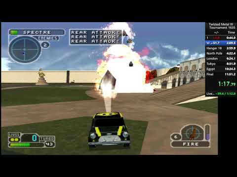 Twisted Metal 3 SpeedRun (Pure Lunacy)| Club Kid | 11:48 | WORLD RECORD