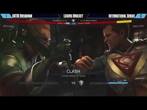 GB Aug 12, 2017 - Injustice 2 - DATA|Breakman vs International Sensei