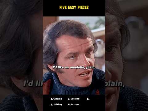 🎬 Five Easy Pieces (1970) — “Just the Order”｜Bobby vs. the Menu 😤🍽️#shorts