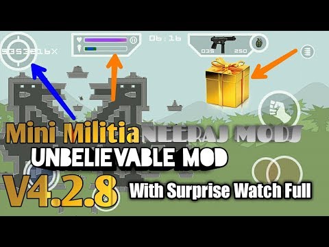 Best Mini Militia Mod By Sahad Ikr Unlimited Everything Invisible
