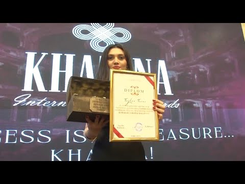 AZERBAYCAN / KHAZINA INTERNATIONAL AWARDS / TUĞHAN TURAN (TAKDİM)