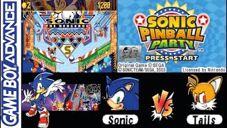 Sonic Pinball Party GBA - C&M Playthrough