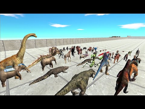 Speed ​​Race in All Units. Who is the fastest unit! - Animal Revolt Battle Simulator