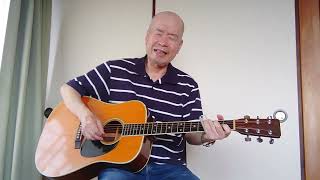 Martin D-35で弾き語り。キヨス商会の独り歌。スライドギターレギュラーチューニング演奏。オリジナルソング「お腹減った」。