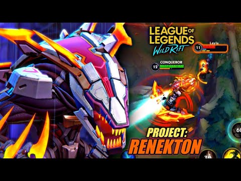 PROJECT RENEKTON GAMEPLAY! (THE LEGENDARY) BEST SKIN ON WILDRIFT!?