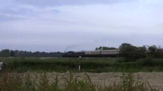 preview picture of video '5043 Earl of Mount Edgcumbe - The Whistling Ghost II - Winterbourne -14/06/14'