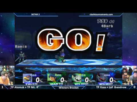 SKTAR 2 - Mr. R + Atomsk vs Jbandrew + Xzax - SSBB