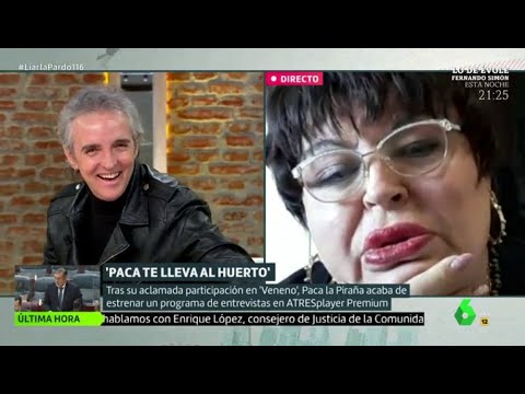 Paca la Piraña 'regaña' a Ramoncín: "Que se corte el pelo" - Liarla Pardo