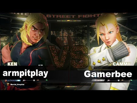 SFV/SF5 AE armpitplay (Ken) vs Gamerbee (Camm) Ranked Match Set