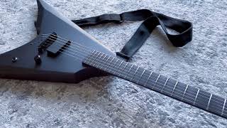 Video thumbnail for ESP LTD Arrow NT Black Metal by Hilltron eye