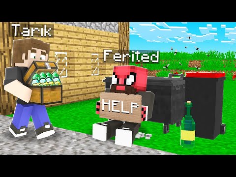 FERİTED EVSİZ KALDI ❌🏠 - Minecraft