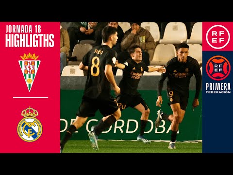 Resumen #PrimeraFederación | Córdoba CF 1-2 Real Madrid-Castilla | Jornada 18, Grupo 2