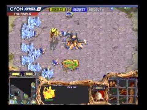 2005 LG CYON MSL Finals IPXZerg vs ChOJJa 2 of 4