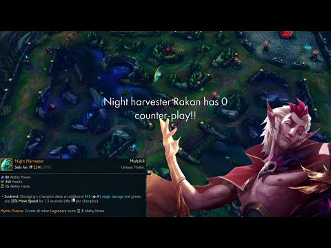 AP Rakan mid has 0 Counter-play!! Most damage in the WHOLE game.