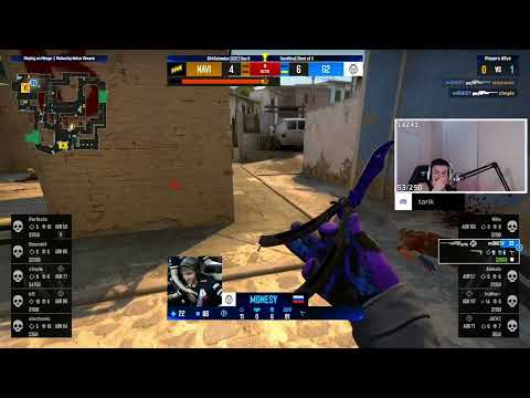 tarik reacts to m0NESY 1v3 clutch