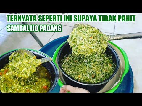 resep sambal ijo ala rumah makan padang yang enak dan tidak pahit