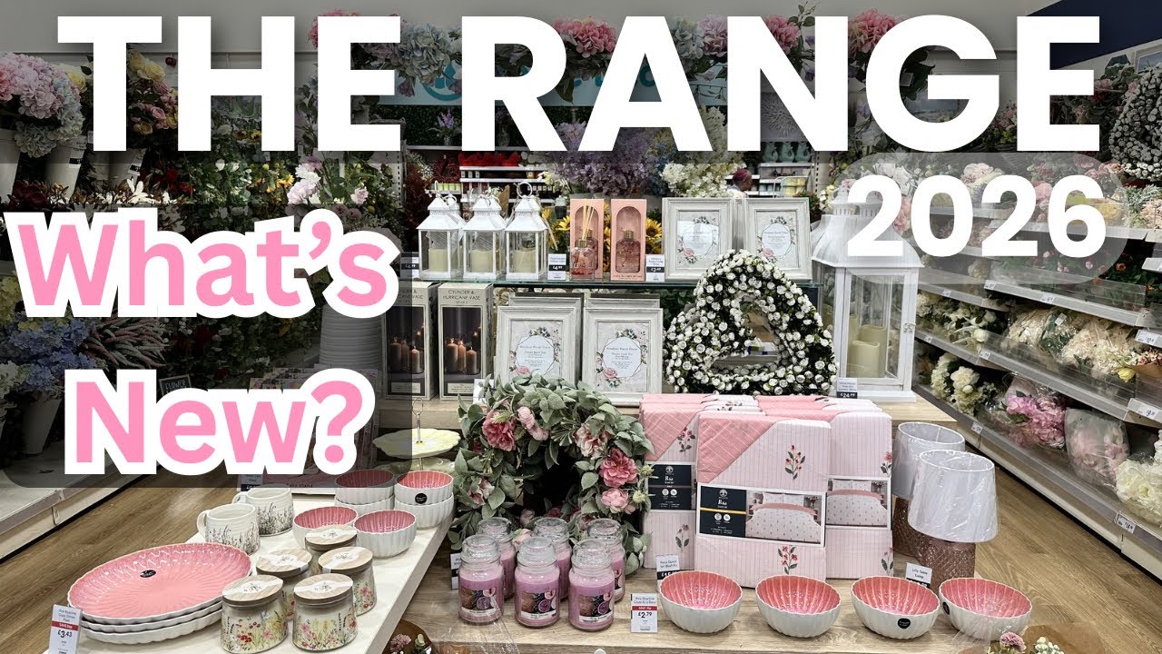 THE RANGE NEW IN MARCH 2026! 🌸 Spring 2026 Tour 🌷New Decor from £2 !@therangeuk #springhaul