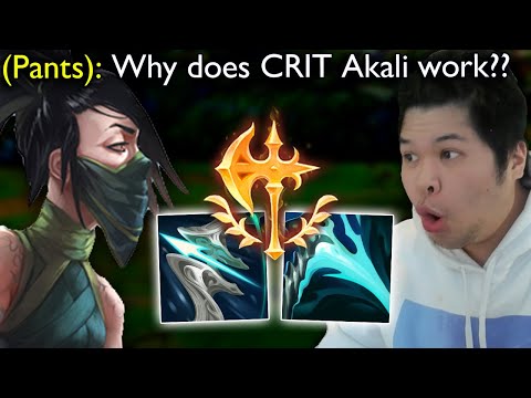Silver 1 Akali mains tells me FULL CRIT Akali actually works.. so I tried it