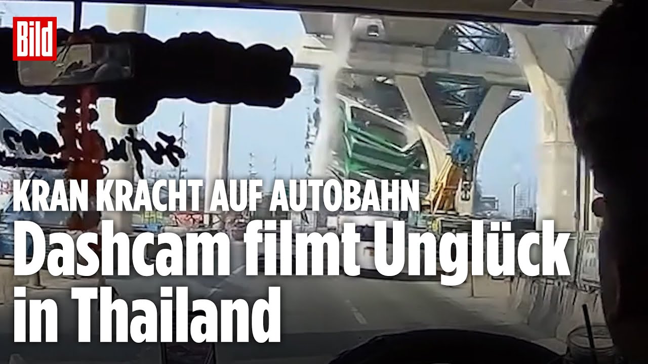 THAILAND: Zweites Unglück – Wieder stürzt ein Baukran ab. Wieder gab es Tote.