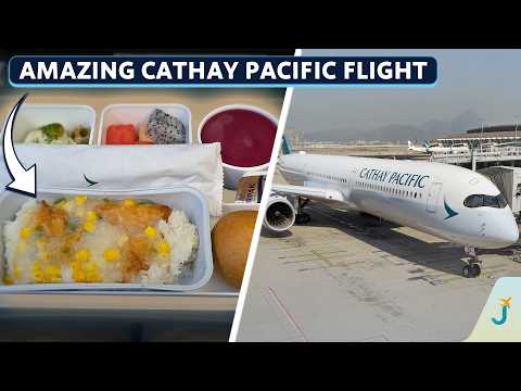 YouTube thumbnail for Cathay Pacific Airbus A350-1000