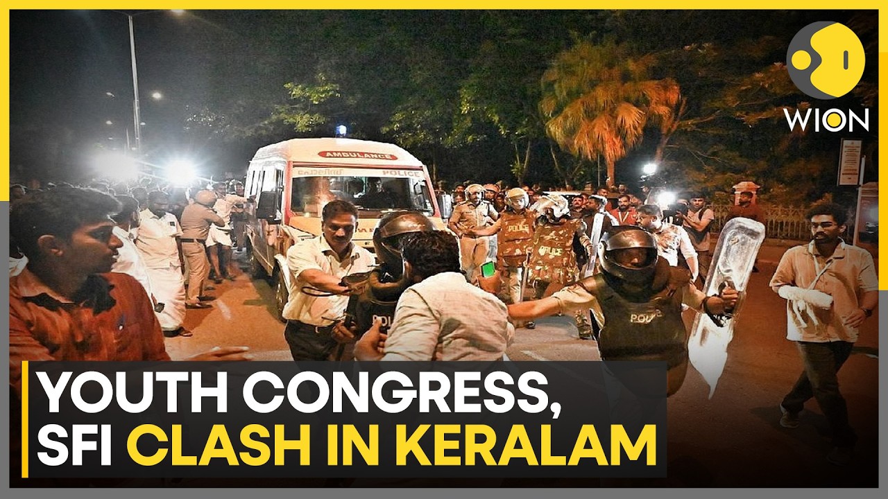 Youth Congress March Against CEC Gyanesh Kumar Turns Violent | WION News