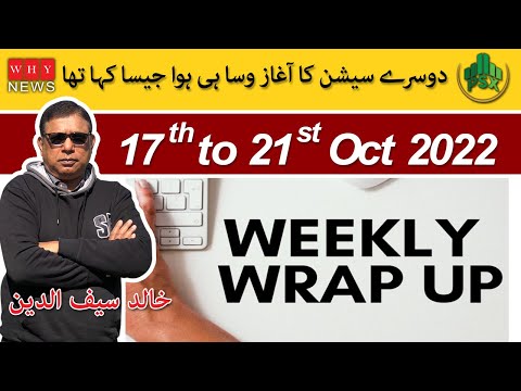 Weekly Wrap up 17th oct to 21st oct 2022 by #KhalidSaifuddin