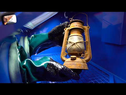 Most satisfying way to remove rust | Sandblasting Compilation