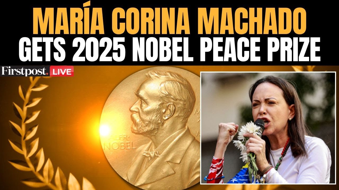 LIVE: Maria Corina Machado Awarded 2025 Nobel Peace Prize for "Defending Democracy" in Venezuela