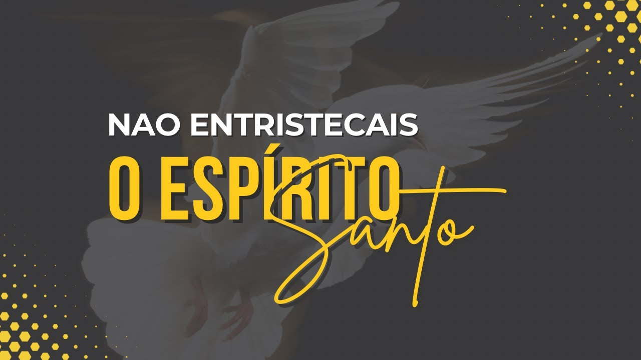 NÃO ENTRISTECIAS O ESPÍRITO SANTO!