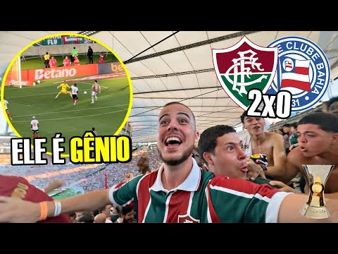 GOLAÇOS ABSURDOS DO GANSO E THIAGO SILVA! Fluminense 2x0 Bahia - VLOG NA ARQUIBANCADA | BR 2025