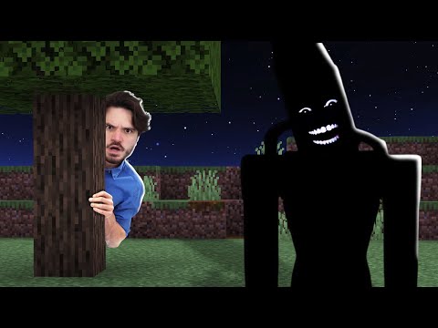 ELE QUER BRINCAR DE ESCONDE-ESCONDE COM VOCÊ NO MINECRAFT, MAS SE ELE TE ACHAR ELE VAI TE MATAR!