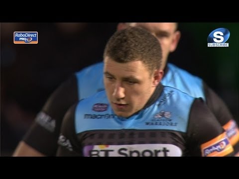 Duncan Weir 1st Penalty - Glasgow Warriors v Scarlets 22nd March 2014