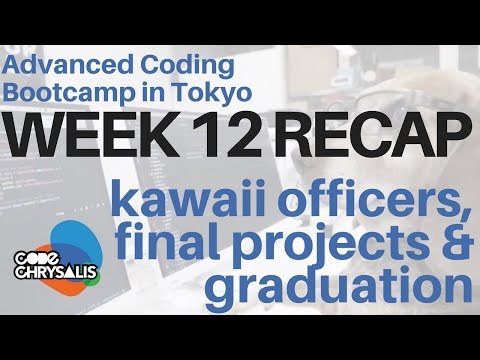 Final coding projects & Chief Kawaii Officers  - Advanced Coding Bootcamp in Tokyo