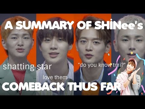 A summary of SHINee's comeback thus far