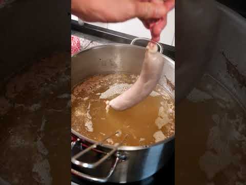 Geräucherte Rinderleberwurst selber machen.